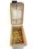 One large brown plastic ammo box of 45 ACP JRN. Count 400.