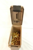 One plastic ammo box of 45 ACP FMJ. Count 200.