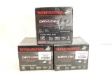 Three boxes of Winchester 12 ga 31/2