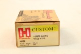 One box of Hornady 10mm auto 180 gr XTP. Count 20.