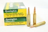 Two boxes of Remington 7mm Rem Mag 150 gr PSP. Count 40.