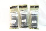 Three MagPul 30 round AR/M4 magazines. In packages.