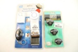 One Sabre home security door alarm and Bellock trigger locks. In packages.