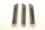 Three Ruger Mark II magazines.