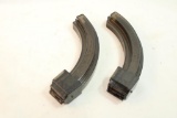 Two Ruger 10-22 extended magazines.