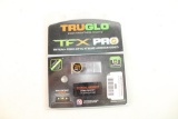 One TruGlo TFX Pro optic handgun sights. In package.