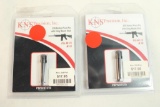 Two KNS .250 button pivot pin with sling mount stud for AR-15. In packages.