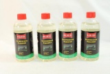 Four 16 oz bottles of Ballistol Suppressor cleaner.