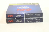 Two boxes of CCI 22 LR shotshells #12 shot. Count 40.