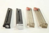 Four Ruger Mark II magazines.