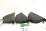 Three Uncle Mike's pistol rug zip up cases