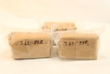 Three paper wrapped 7.62x54R. Count 30.
