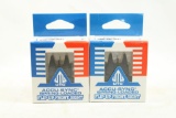 Two UTG accu-sync spring loaded, flip up front sights. New in pkg