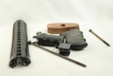 Bag of misc items including two grips