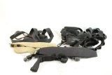 Six nylon gun slings