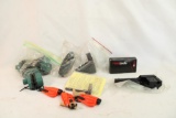 Bag containing a S&K Insta-Mount for M1 Garand, broken shell extractor for M1 Garand, 5 windshield