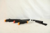 Three fixed blade knives with 4