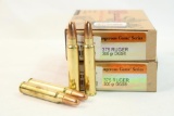 Two boxes of Hornady 375 Ruger 300 gr DGS. Count 40.