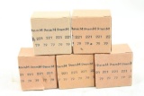 Five boxes of 9MM ammo, 100 count total