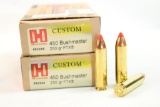Two boxes of Hornady 450 Bushmaster 250 gr FTX. Count 40.