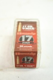One box of Hornady 17 HMR 17gr V-max, 50 count total