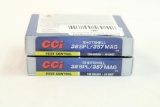 Two boxes of CCI 38 SPL/357 shotshells #9 shot. Count 20.