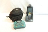 Motorola Symbol barcode scanner with charger and a Brother P-touch Home & Hobby label printer