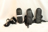 Four gun slings with padded shoulder