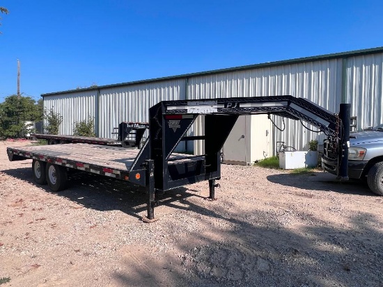 2008 PJ Flatbed Gooseneck 20' Deck 7k axles. (Title in office)