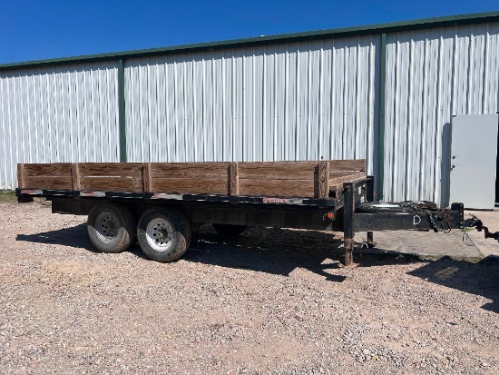 2011 16' CM Flatbed 7k axles (Title in office)