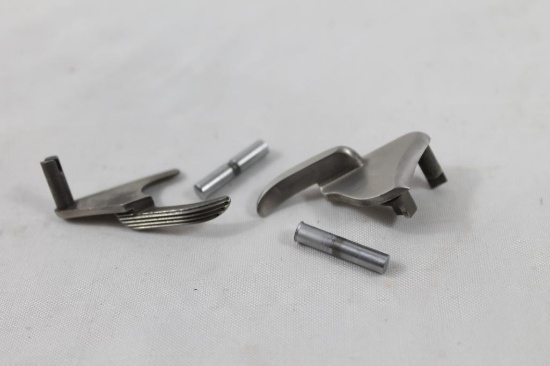 Colt 1911 stainless steel safety and slide release with pins