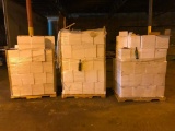 3 Pallets of wine bottles