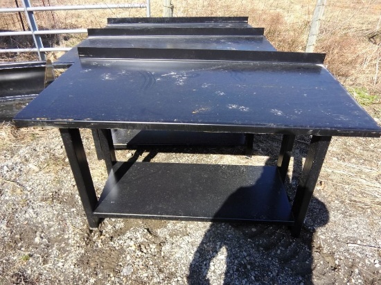 5x2.5 steel work bench