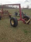 Tandem hay rake hitch