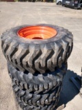 12x16.5 skid loader tires wih wheels