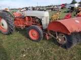Ford 8N tractor with front mount broom