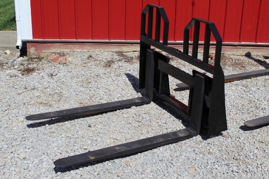 5500# 48" New Unused Skid Loader Forks