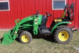 JOHN DEERE 2025R LOADER TRACTOR