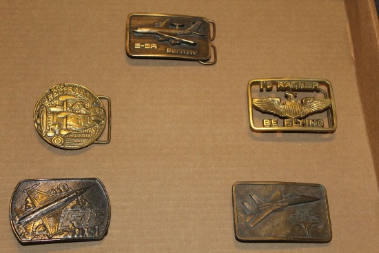 Lot of aviation buckles
