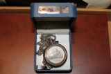 Silver Train Puritan pocket watch