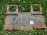 SKID LOADER MAKE UP PLATE