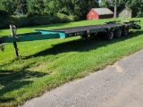 20 x 8 ft home made tri axle trailer