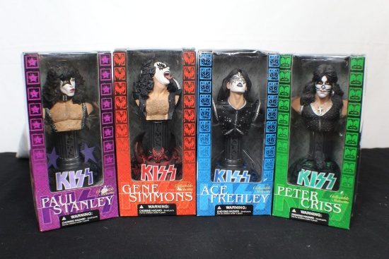 McFarlane Toys Complete Set of KISS statues