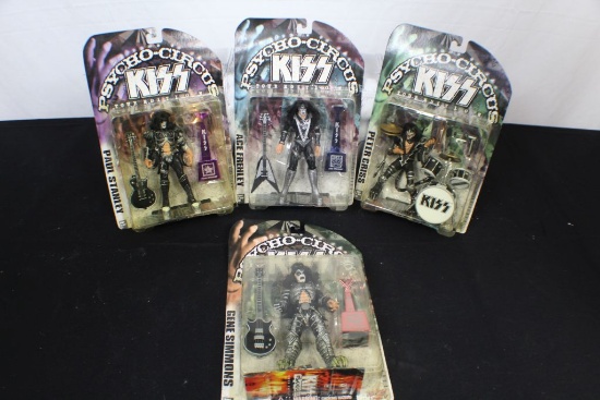 Complete set of Psycho circus KISS figurine set