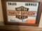 HARLEY DAVIDSON METAL SIGN IN WOODEN FRAME