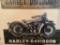 HARLEY DAVIDSON WOODEN WALL ART