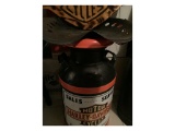 HARLEY DAVIDSON MILK CAN WITH TRACTOR SEAT LID