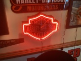 HARLEY DAVIDSON LIGHT UP CLOCK