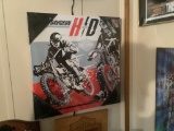 HARLEY DAVIDSON XLARGE WALL CANVAS