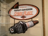 HARLEY DAVIDSON SPARK PLUG WALL ART